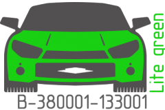 Lite green B-380001-133001